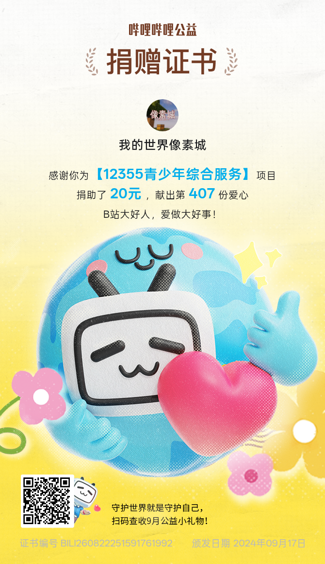 捐赠证书 4